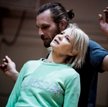 Małgorzata Kożuchowska i Karol Pocheć, „Matka Joanna od Aniołów”. Próba w Teatrze Narodowym.