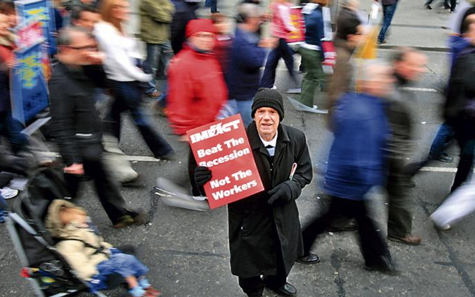 Już w ubiegłym roku pracownicy z sektora publicznego protestowali w Dublinie przeciwko rządowym plan