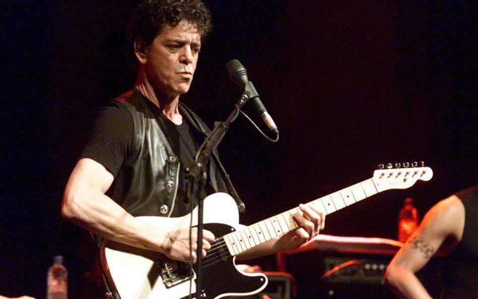 Lou Reed podczas ostatniego koncertu w Warszawie, sierpień 2000