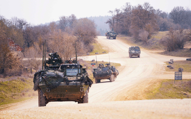 Kołowe pojazdy opancerzone Stryker mogą znaleźć się w kolejnym pakiecie pomocy wojskowej USA dla Ukr