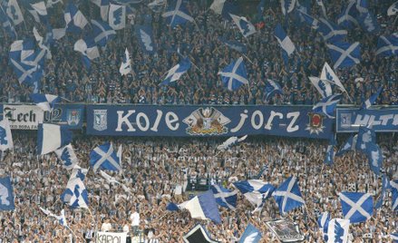Mecz Polonii z Lechem w kwietniu 2012 roku