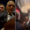 Kadry z nagrań ilustrujących wejście prezydenta Karola Nawrockiego do Trybunału Konstytucyjnegoi