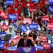 Donald Trump przemawia na wiecu w Georgii