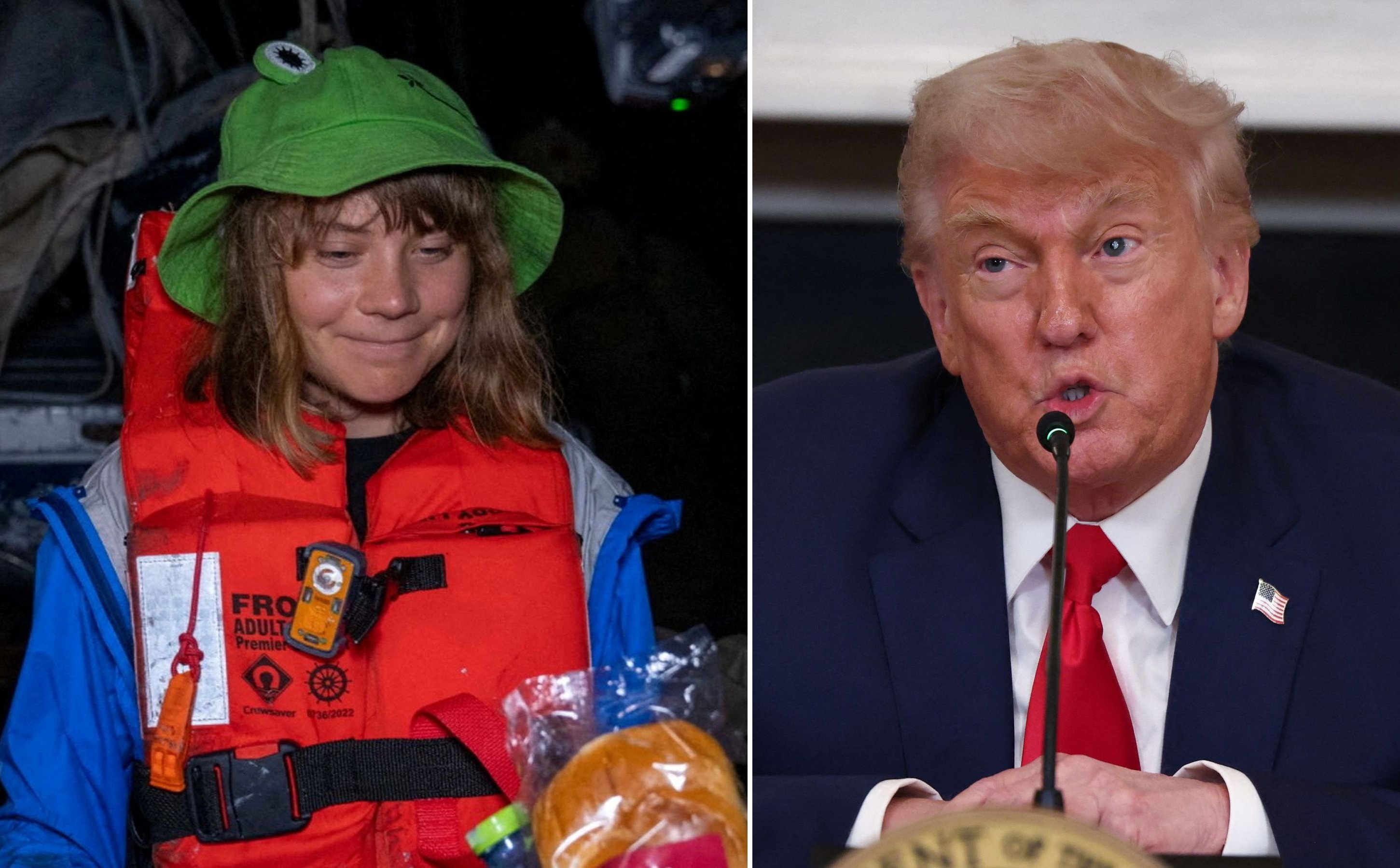 Donald Trump o Grecie Thunberg: Ona jest dziwna