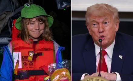 Greta Thunberg i Donald Trump