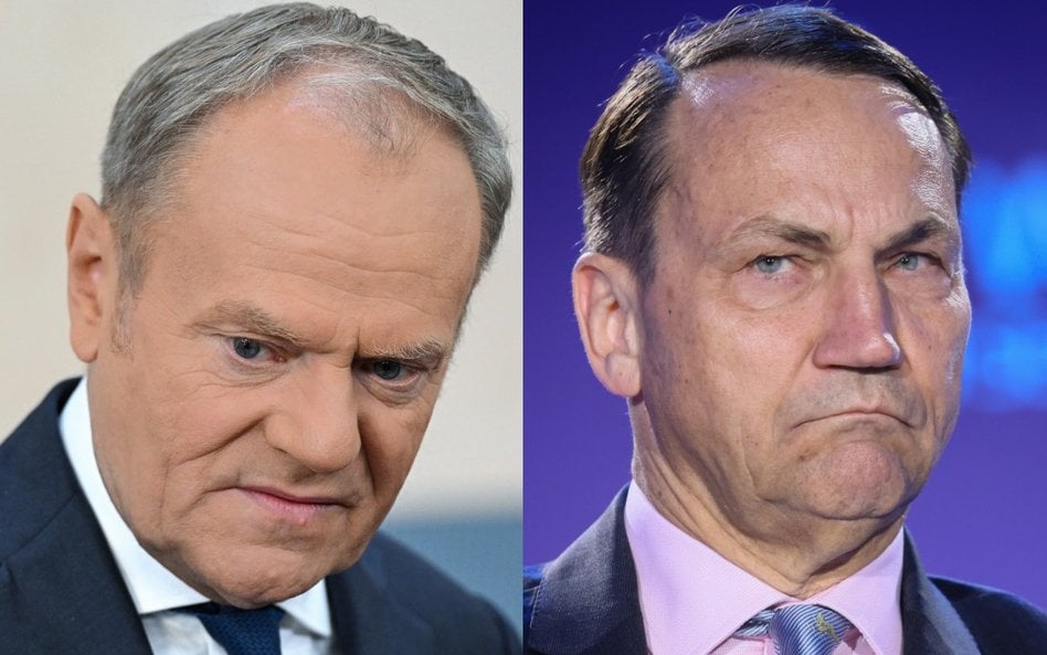 Donald Tusk, Radosław Sikorski