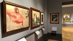 Młodopolska Grupa Pięciu, widok ogólny krakowskiej wystawy