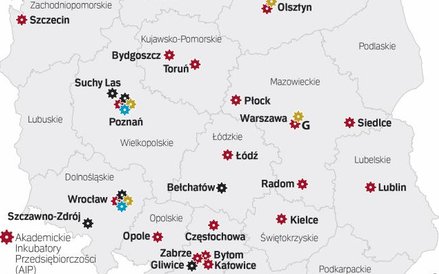 Na mapie Polski przybywa miejsc wspierających rozwój start-upów