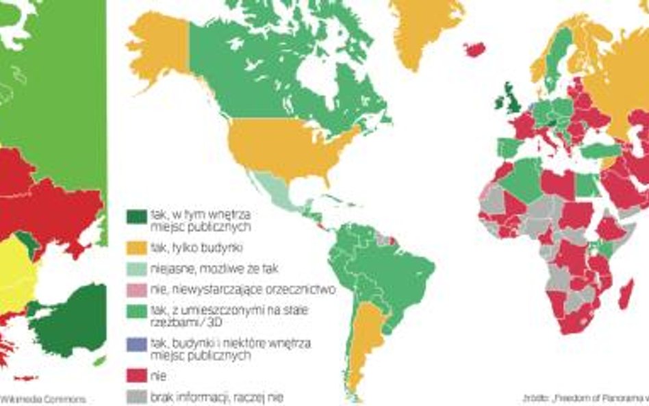 Prawo do wolności panoramy w Europie i na świecie