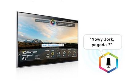 Nowoczesne telewizory podłączane do Internetu można sterować komendami głosowymi