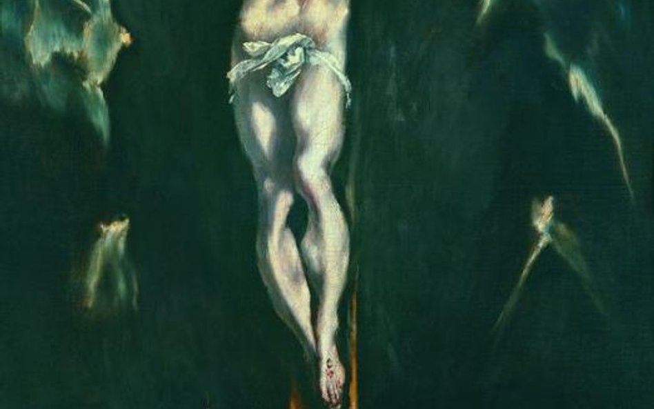 El Greco, Chrystus ukrzyżowany, z Toledo w tle, 1604-1614