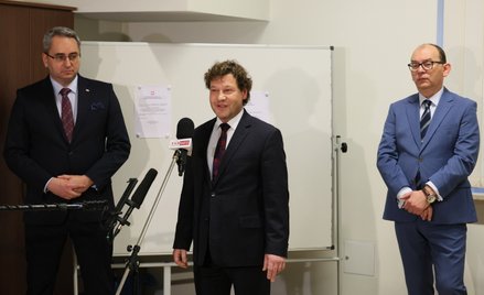 Rzecznik Dyscyplinarny Sędziów Sądów Powszechnych SSA Piotr Schab oraz zastępcy Rzecznika Dyscyplina