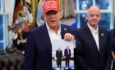 Donald Trump przyjął niedawno w Białym Domu szefa FIFA Gianniego Infantina. Podczas tej wizyty pochw
