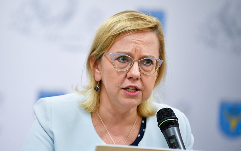 Minister klimatu i środowiska Anna Moskwa