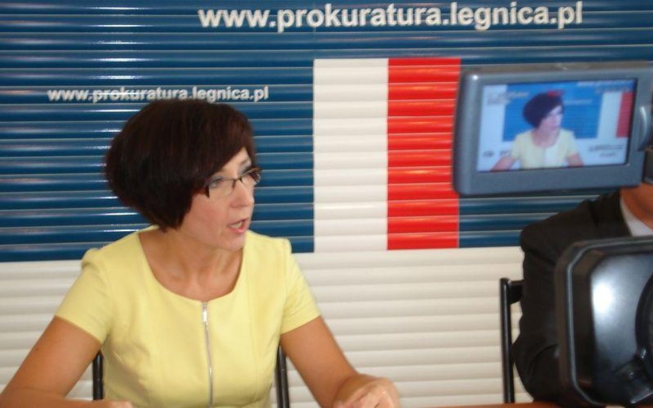 Prokurator Liliana Łukasiewicz, rzecznik prasowy Prokuratury Okręgowej w Legnicy.