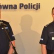 Iinsp. Zbigniew Maj i jego rzecznik mł insp. Marcin Szyndler