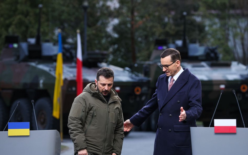 Mateusz Morawiecki i Wołodymyr Zełenski