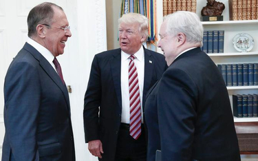Donald Trump przyjał w środę w Białym Domu szefa MSZ Rosji Siergieja Ławrowa i ambasadora Siergieja 