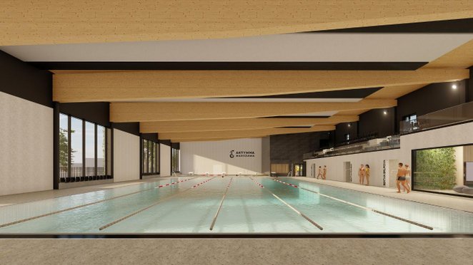 Nowy budynek przy Namysłowskiej zyska m.in. baseny wewnętrzne i zjeżdżalnie