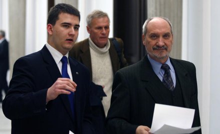 Bartłomiej Misiewicz i Antoni Macierewicz