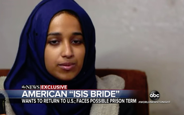 USA: Wyjechała, by dołączyć do Daesh. Błaga o powrót do domu