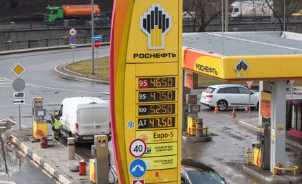 Stacja Rosnieft w Moskwie