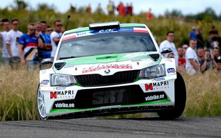 Raul Jeets i Andrus Toom w Skodzie Fabii R5