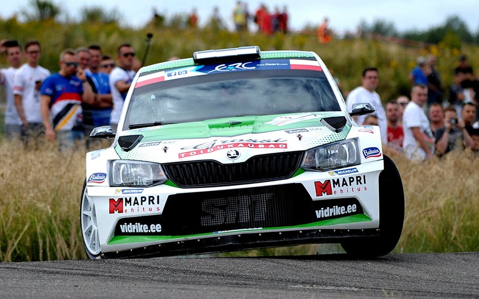 Raul Jeets i Andrus Toom w Skodzie Fabii R5