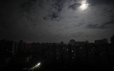 Pogrążony w ciemnościach Kijów