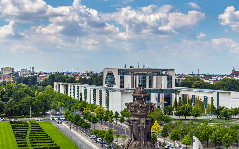 Okolice Urzędu Kanclerskiego w Berlinie