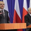 Kazimierz M. Ujazdowski i prezes PiS Jarosław Kaczyński