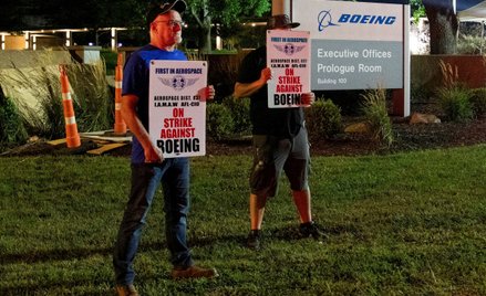 Strajkujący pracownicy Boeing Defense odrzucili najnowszą propozycję umowy z zarządem