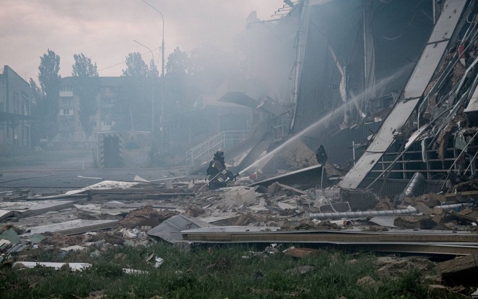 Skutki ataku Rosji na Kramatorsk, lipiec 2026