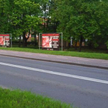 Plansze przy ul. Grodziskiej w Błoniu stały tylko dwie godziny