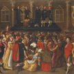 „Egzekucja króla Karola I Stuarta” – obraz nieznanego malarza, ok. 1649 r.