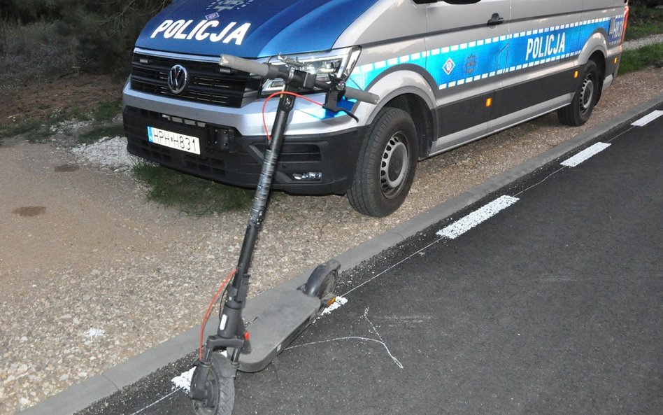 Na Mazowszu doszło do kolejnych zdarzeń z udziałem użytkowników hulajnóg elektrycznych