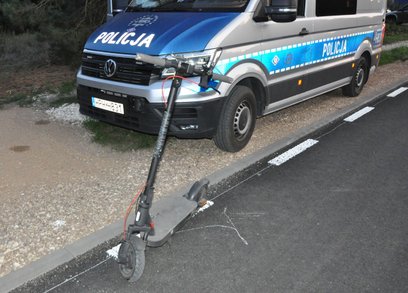 Na Mazowszu doszło do kolejnych zdarzeń z udziałem użytkowników hulajnóg elektrycznych