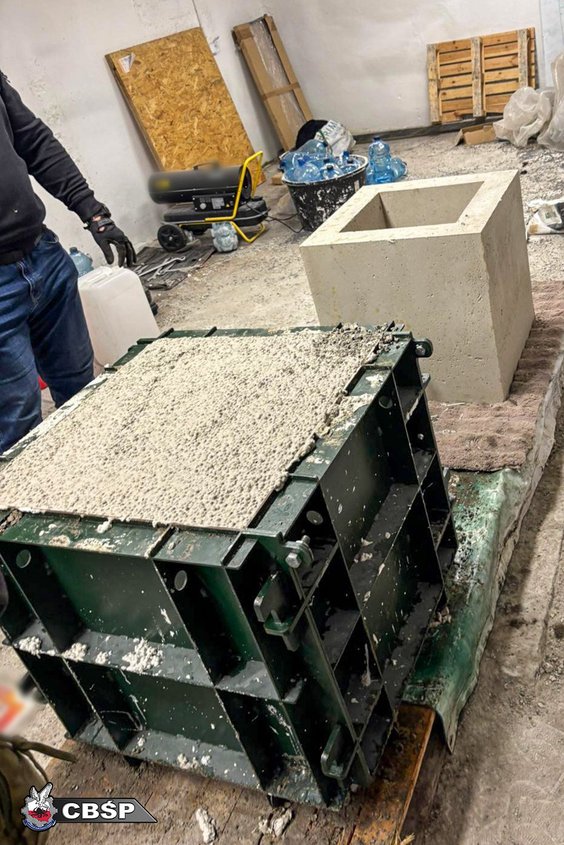 Miejsce znalezienia 42 kg kokainy