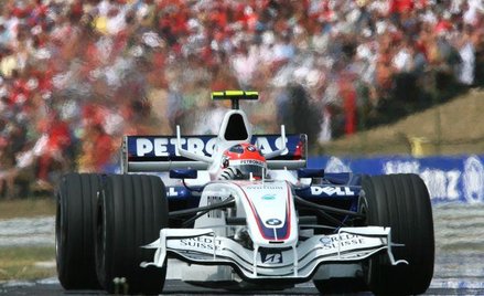 Robert Kubica na torze Hungaroring.
