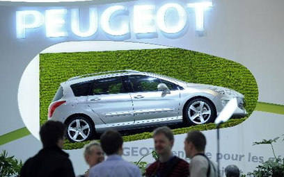 Mocny spadek kursu akcji Peugeota