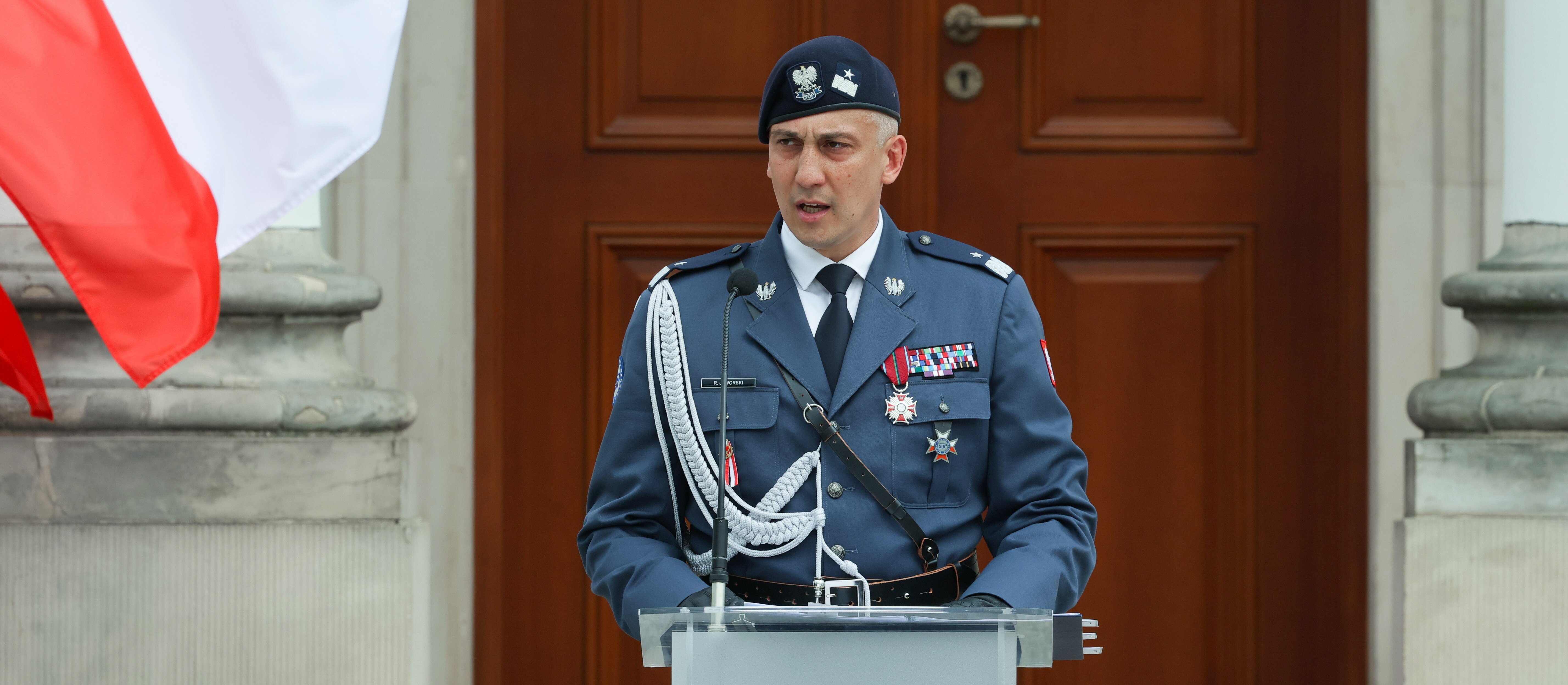 Szef SOP Radosław Jaworski zawieszony. MSWiA: wszczęto postępowanie dyscyplinarne