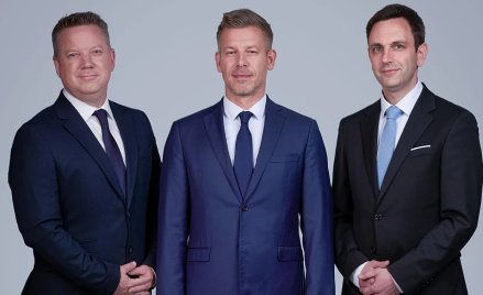 Od lewej: Gábor Pósfai, Péter Magyar i Marton Mellethei-Barna