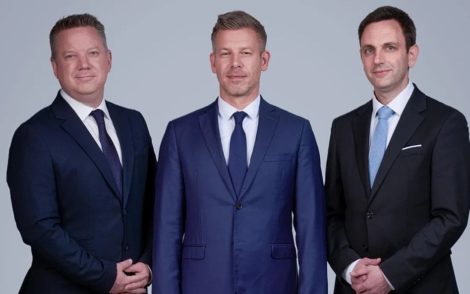 Od lewej: Gábor Pósfai, Péter Magyar i Marton Mellethei-Barna
