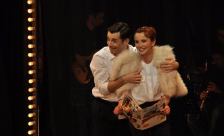 Katarzyna Zielińska i Kacper Kuszewski w spektaklu „Berlin czwarta rano" Teatru Roma