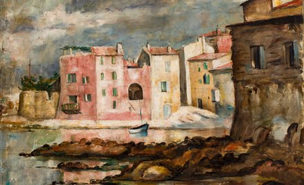 Obraz Romana Kramsztyka „Pejzaż z Collioure”