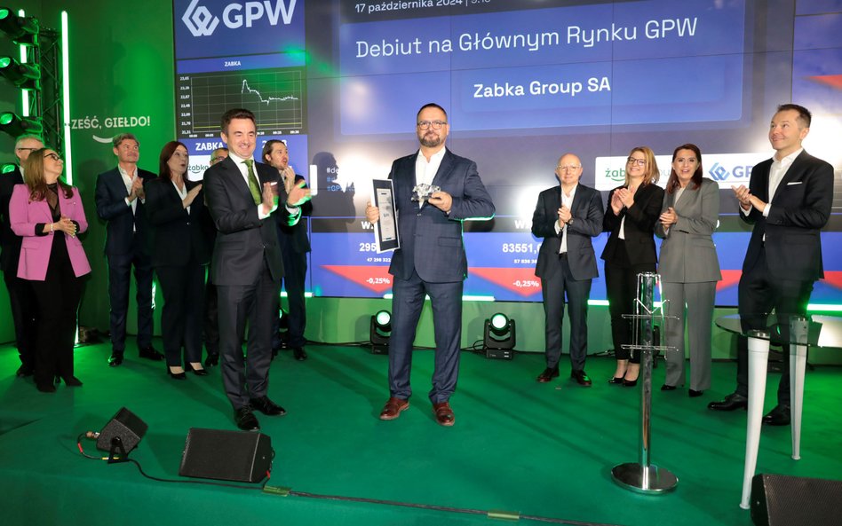 Żabka wchodzi do mWIG40. Kurs powyżej ceny z IPO