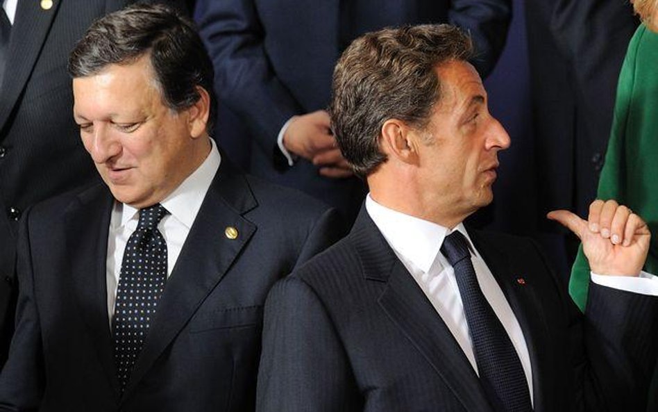 Jose Manuel Barroso i Nicolas Sarkozy