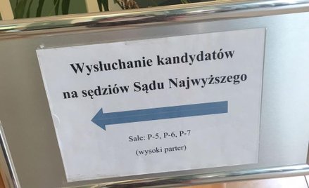 Wysłuchanie kandydatów na sędziów Sądu Najwyższego