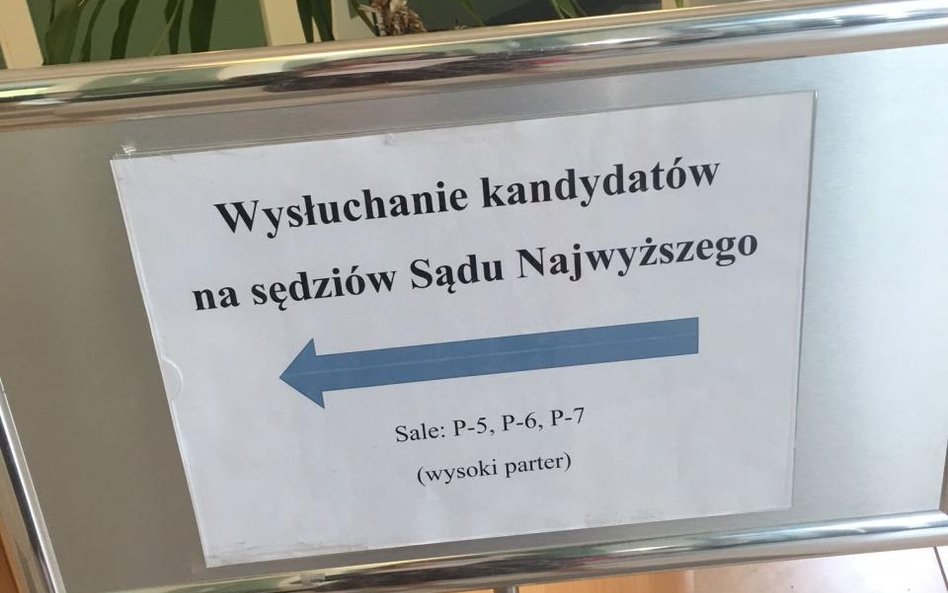 Wysłuchanie kandydatów na sędziów Sądu Najwyższego