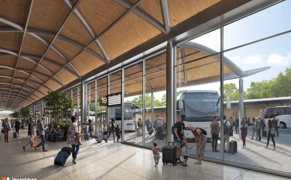 Hala autobusowa zostanie zintegrowana z centrum przesiadkowym